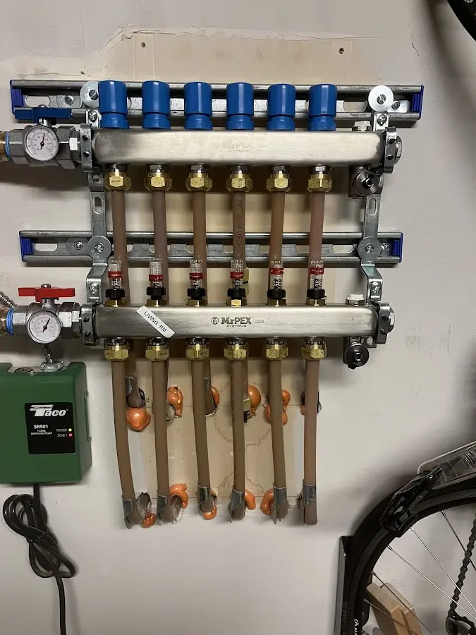 Plumber performing Leak Detection at a residential property in Dighton