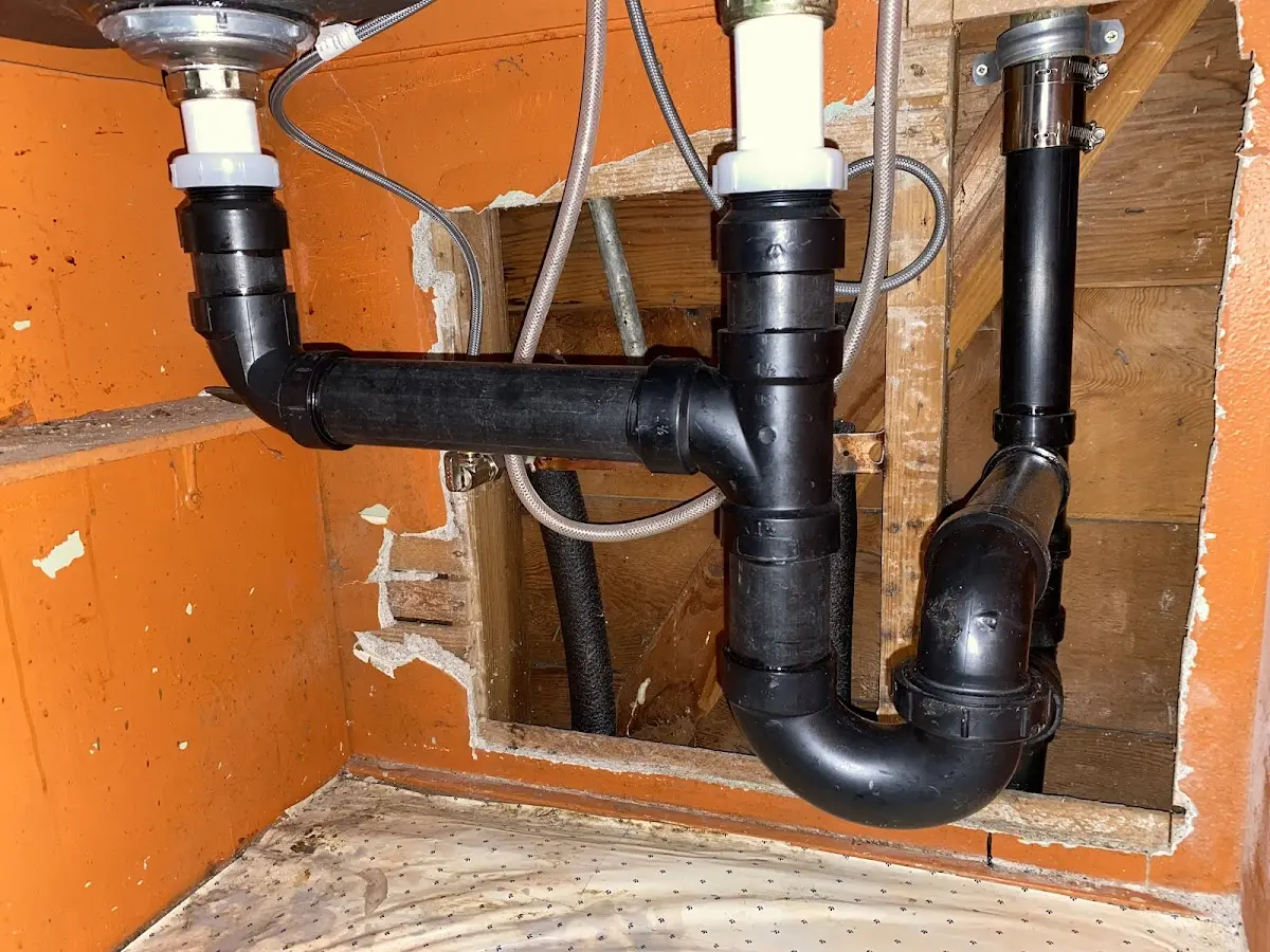 Professional Repiping Services equipment and tools on the job in Dighton